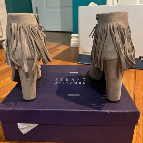 Stuart Weitzman Tan Booties size 9M - Picture 3 of 5